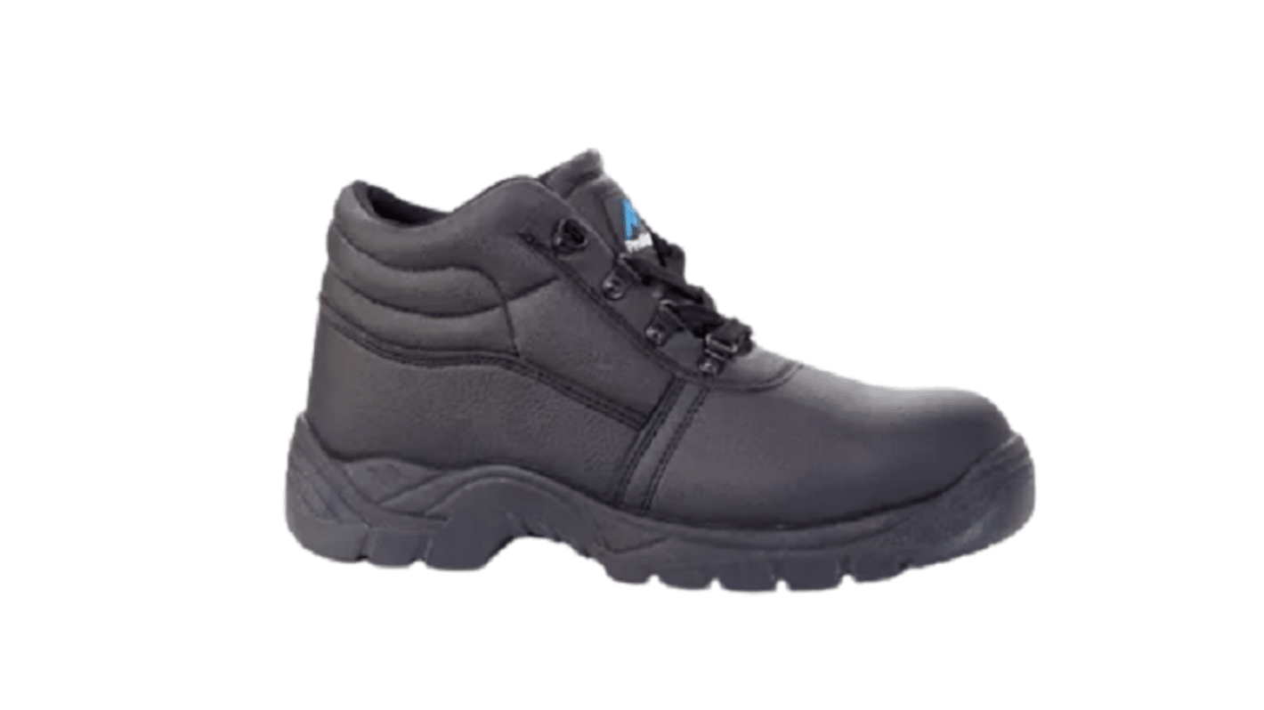 Magnum Utah Black Steel Toe Capped Unisex Safety Boot, UK 4, EU 37