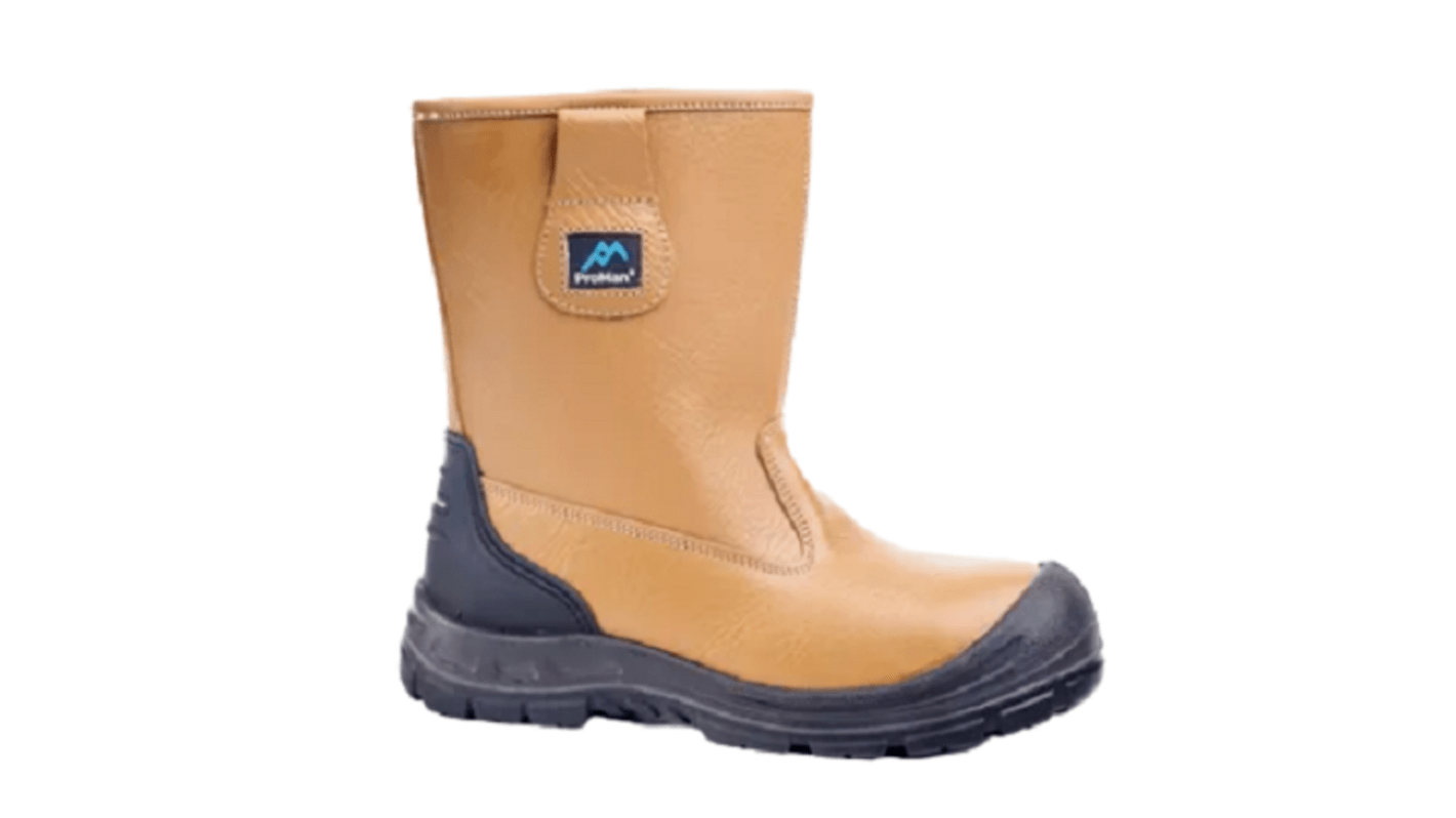 Magnum Chicago Tan Steel Toe Capped Unisex Safety Boot, UK 5, EU 38