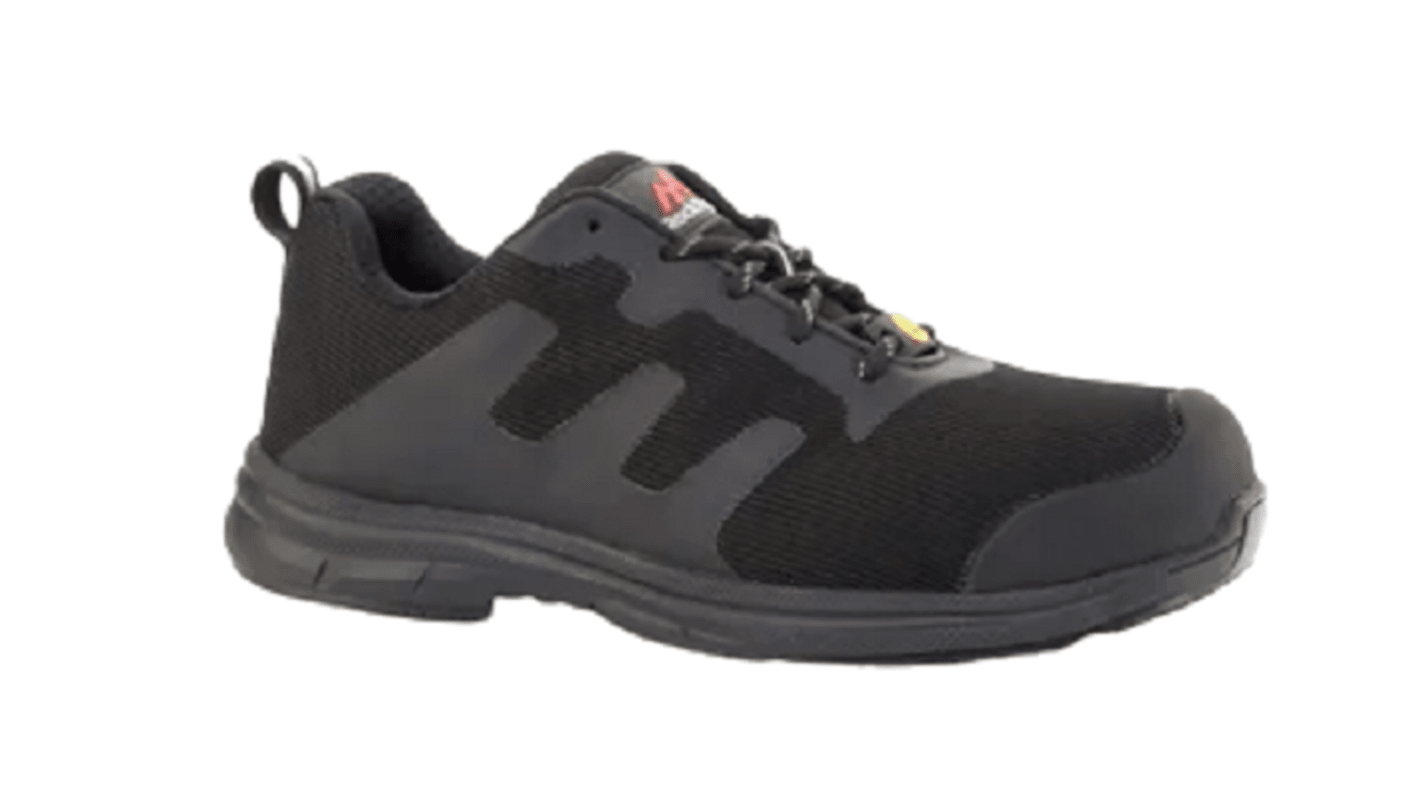 Goliath Faradri Unisex Black Toe Capped Safety Shoes, UK 13, EU 48