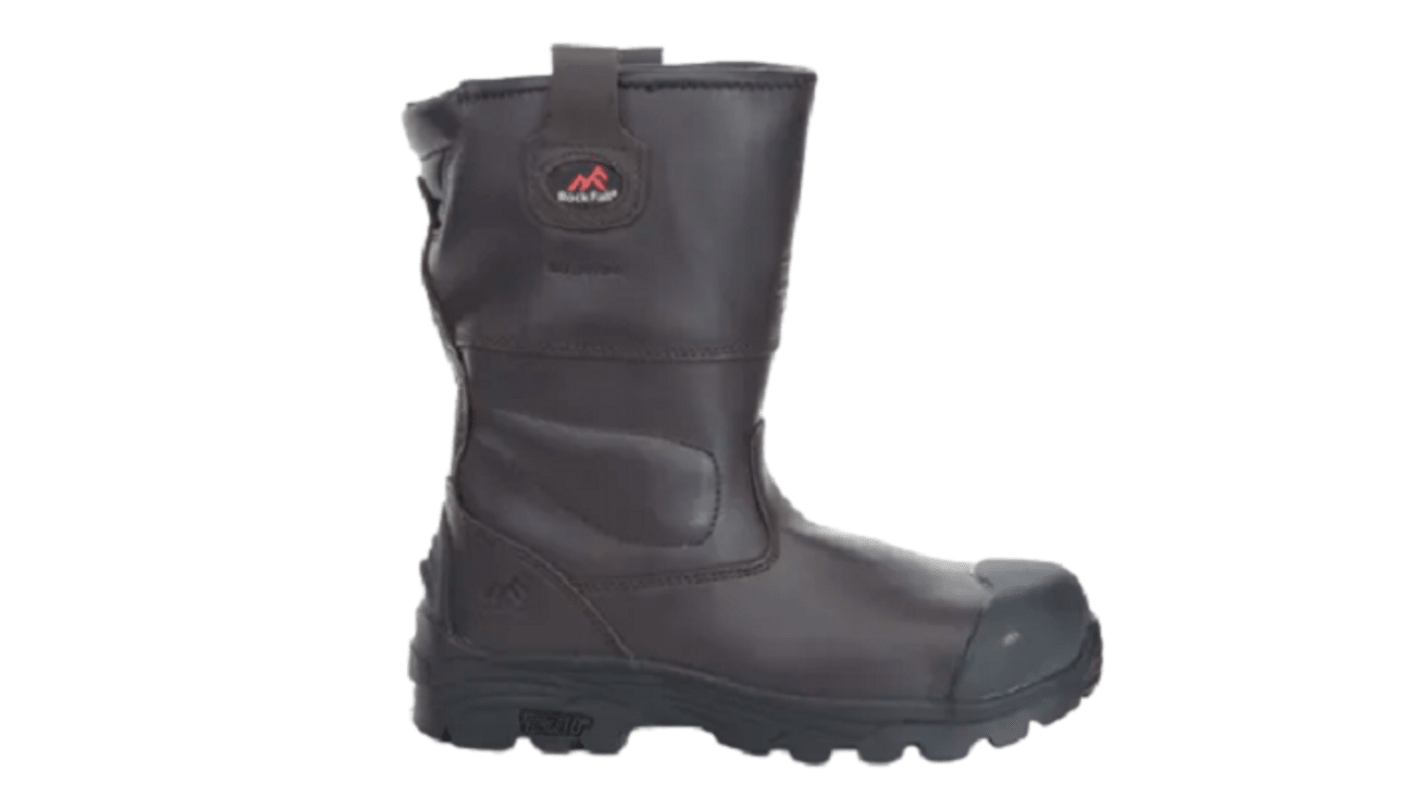 Magnum Texas Brown Fibreglass Toe Capped Unisex Safety Boot, UK 3, EU 35