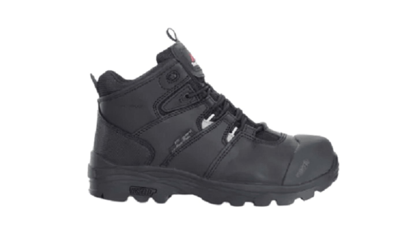 Magnum Rhyolite Black Fibreglass Toe Capped Unisex Safety Boot, UK 4, EU 37