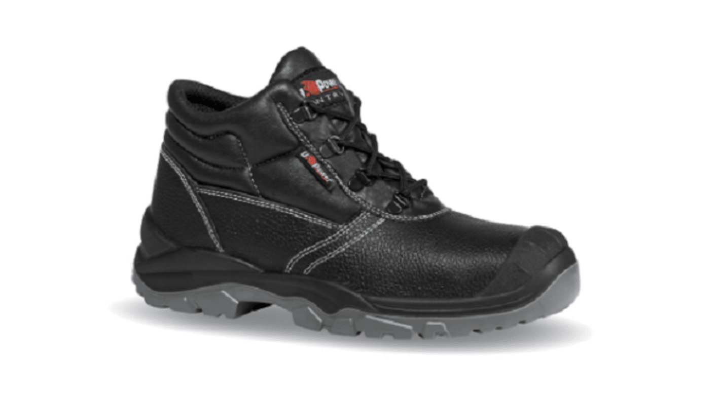 UPower Entry Black Steel Toe Capped Unisex Safety Boot, UK 5, EU 38