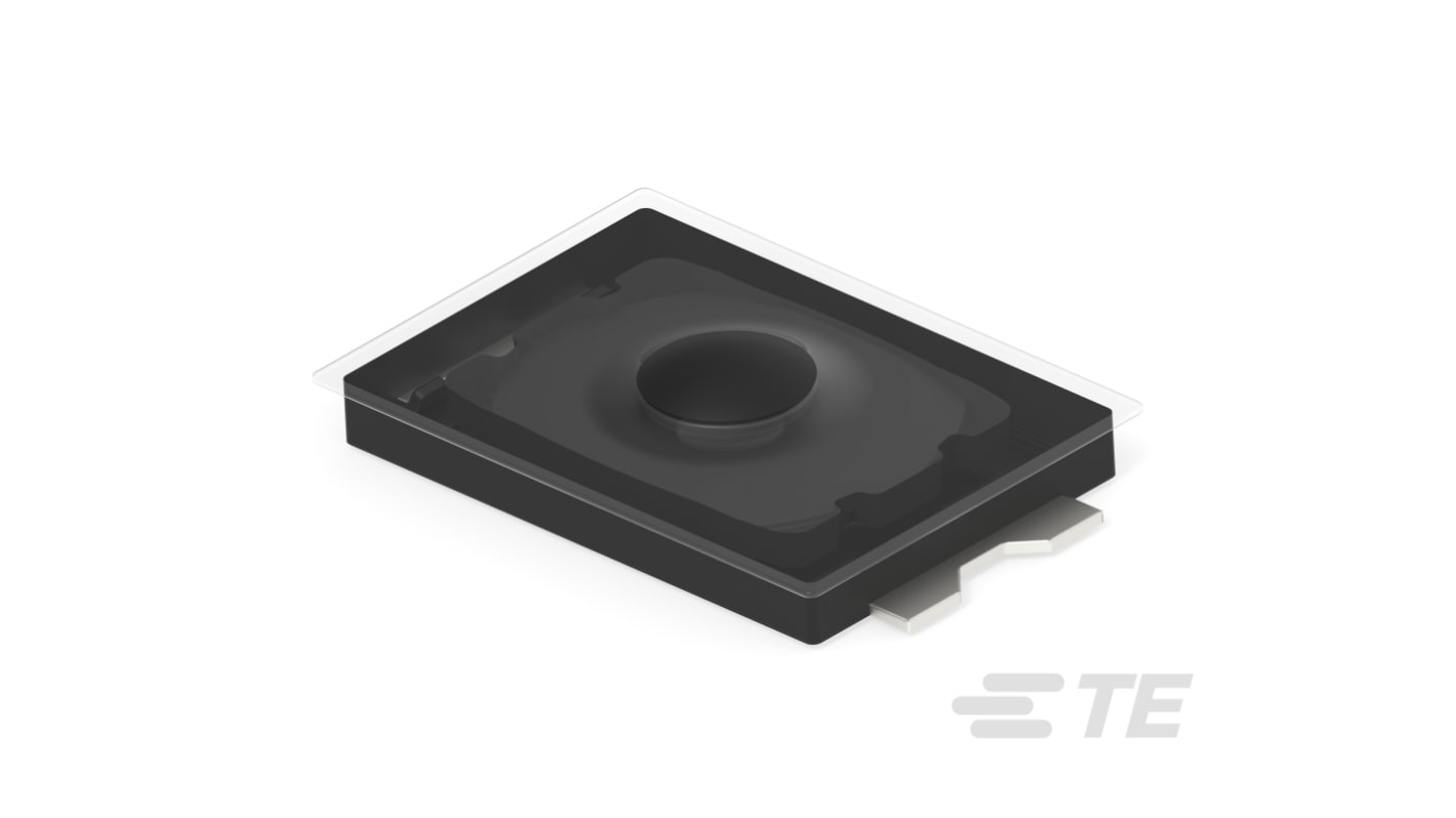 TE Connectivity Taster SPST, Lötfahne 20mA (Ein)-Aus 0.85mm Kappe Schwarz