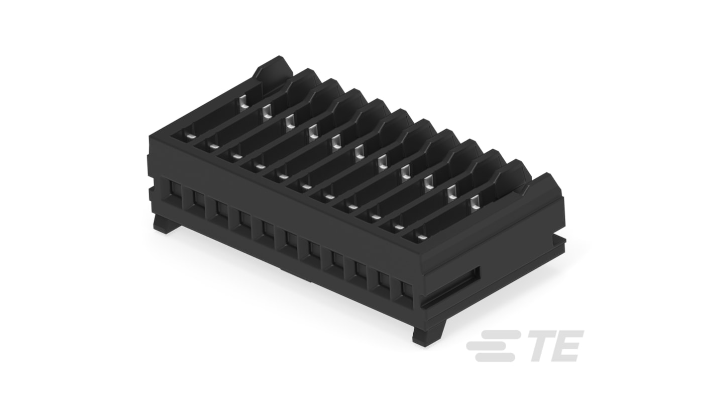 TE Connectivity MICRO CT Series Straight Cable Mount, IDC PCB Socket, 11-Contact, 1-Row, 1.2mm Pitch, IDC Termination