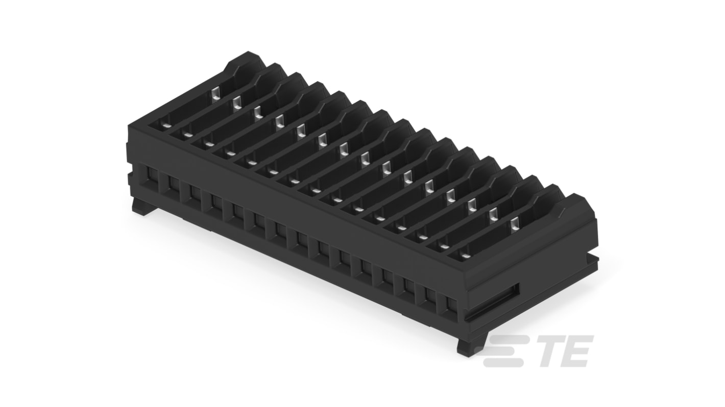 TE Connectivity MICRO CT Series Straight Cable Mount, IDC PCB Socket, 15-Contact, 1-Row, 1.2mm Pitch, IDC Termination