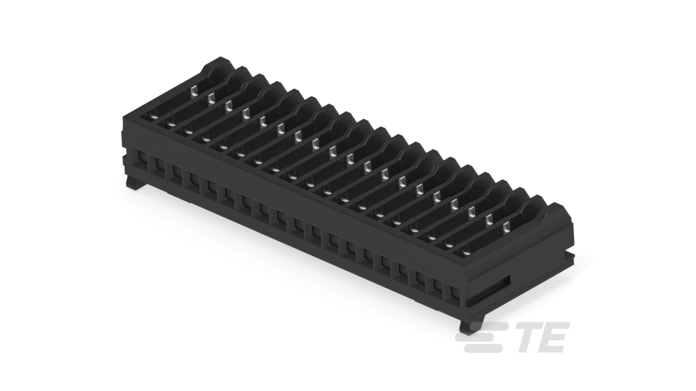 TE Connectivity MICRO CT Series Straight Cable Mount, IDC PCB Socket, 19-Contact, 1-Row, 1.2mm Pitch, IDC Termination