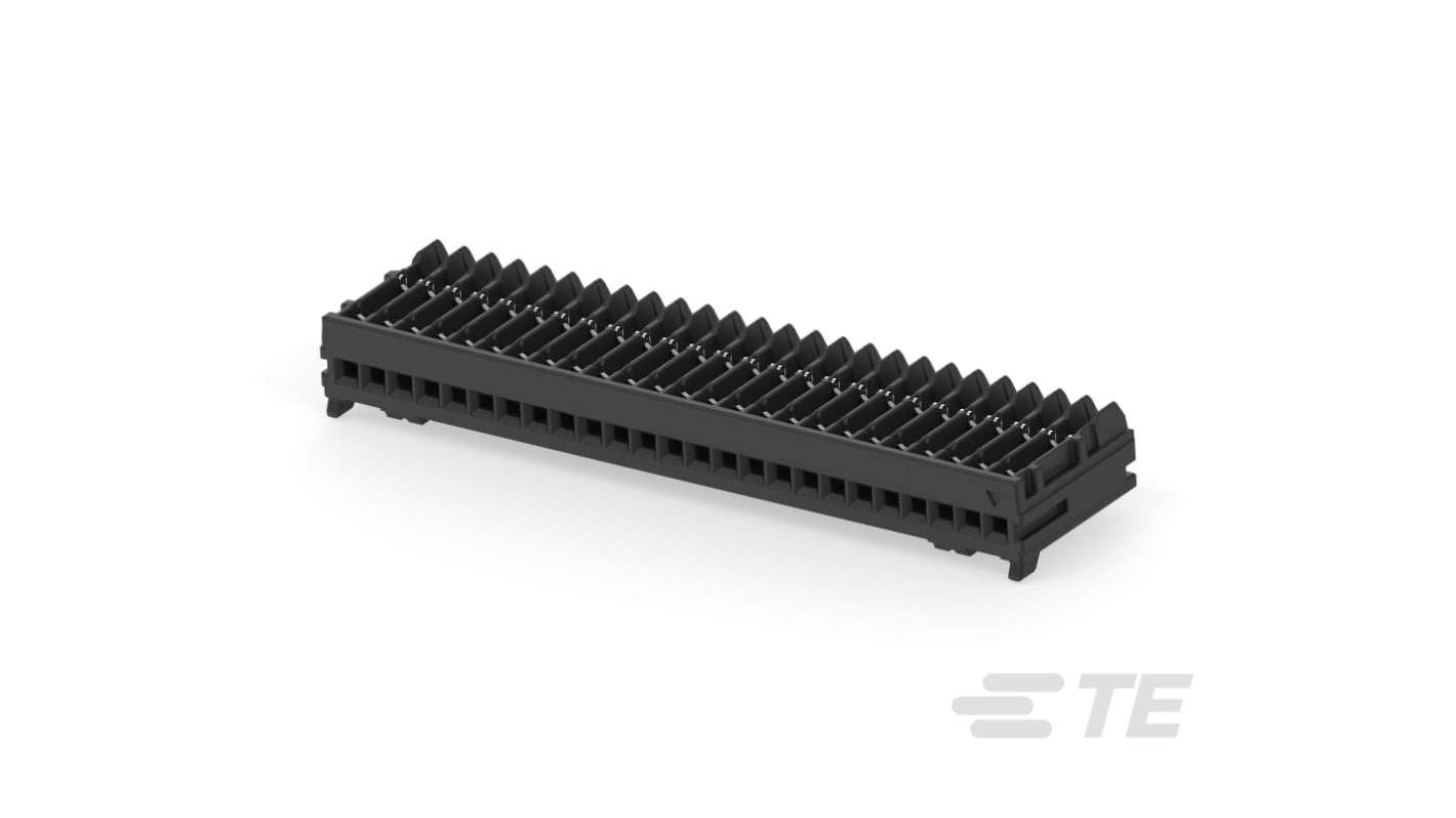 TE Connectivity MICRO CT Series Straight Cable Mount, IDC PCB Socket, 25-Contact, 1-Row, 1.2mm Pitch, IDC Termination