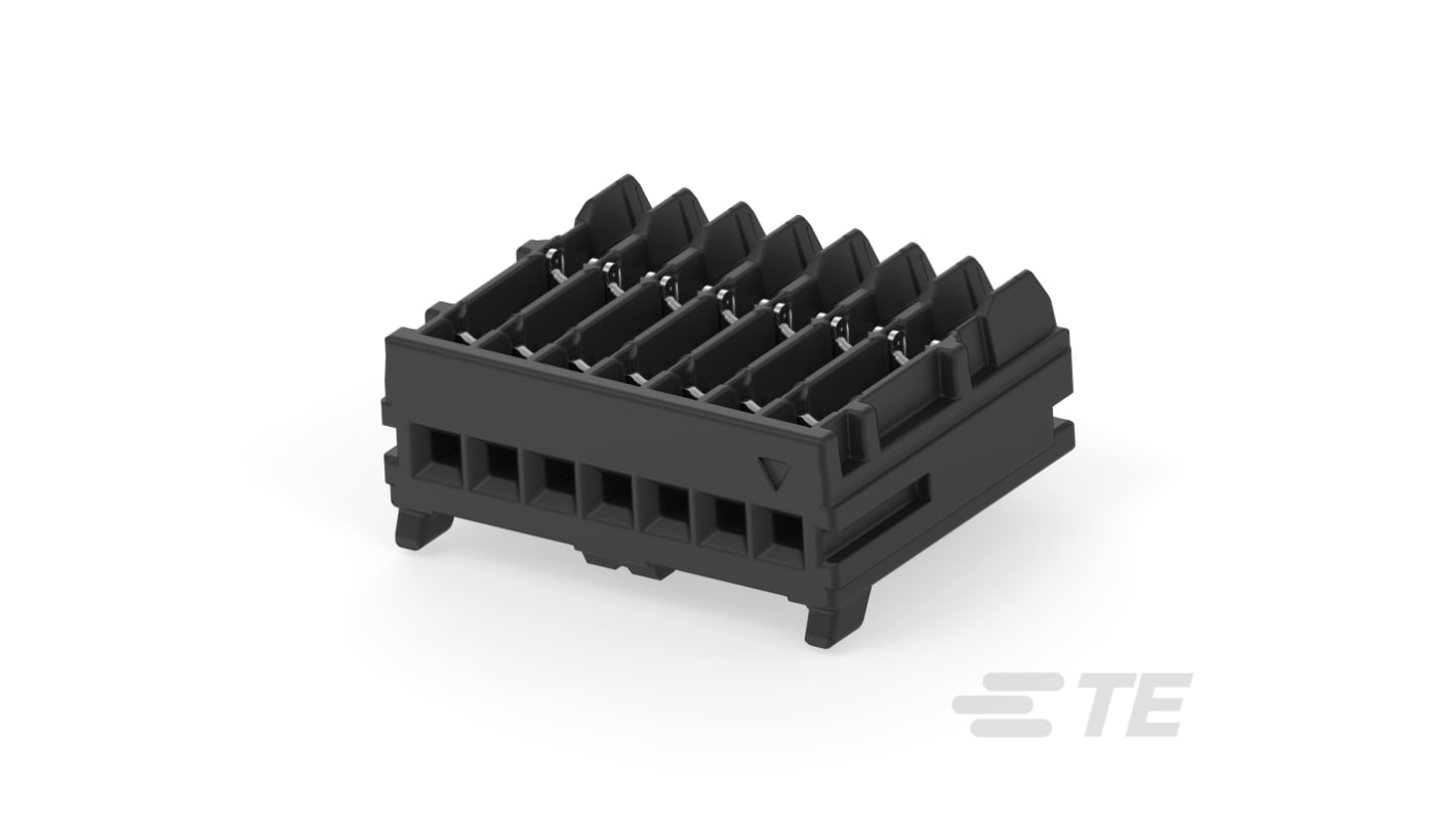 TE Connectivity MICRO CT Series Straight Cable Mount, IDC PCB Socket, 7-Contact, 1-Row, 1.2mm Pitch, IDC Termination