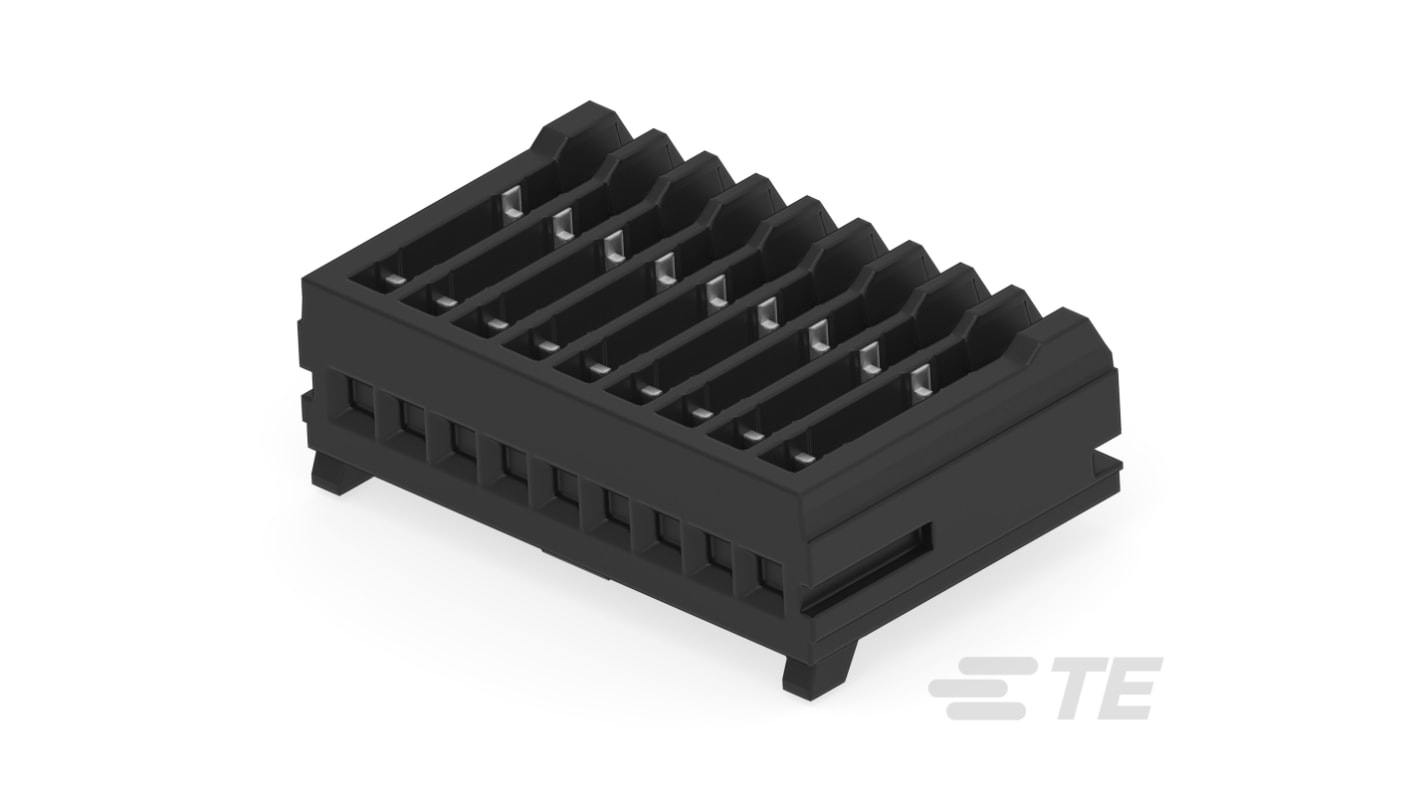 TE Connectivity MICRO CT Series Straight Cable Mount, IDC PCB Socket, 9-Contact, 1-Row, 1.2mm Pitch, IDC Termination