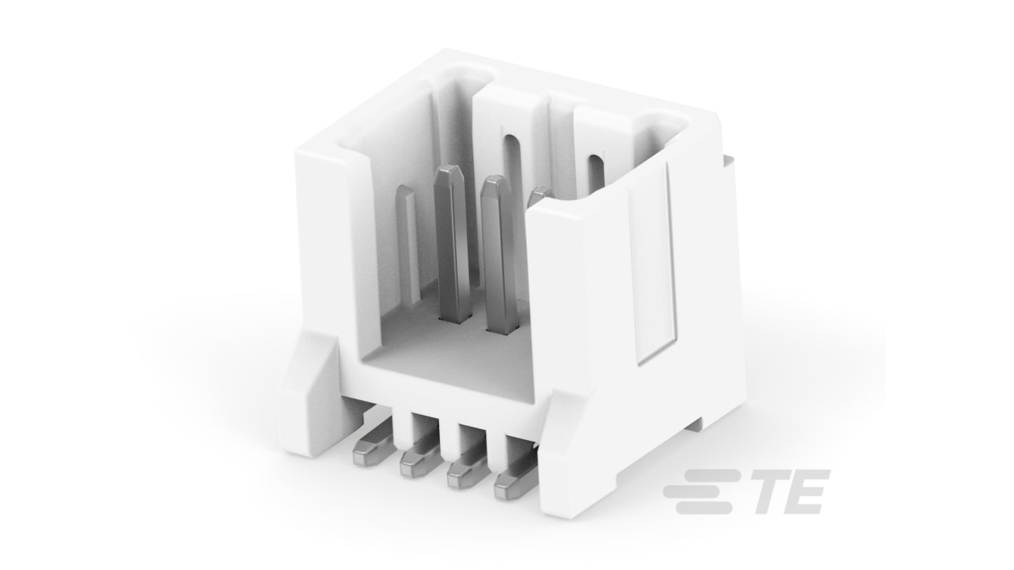 TE Connectivity 基板接続用ピンヘッダ 4極 1.2mm 1列 2355091-4
