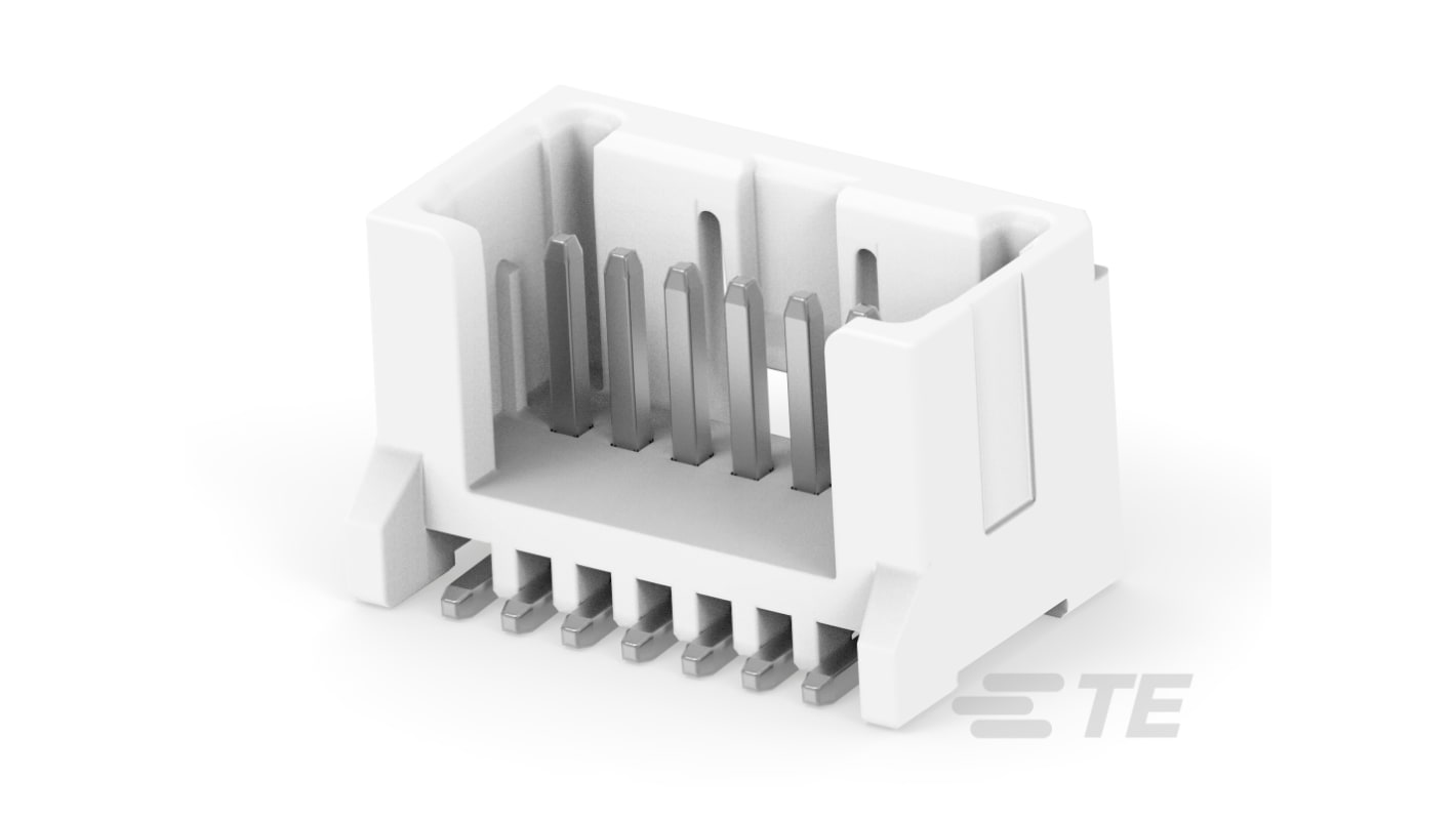 File di contatti PCB TE Connectivity, 7 vie, 1 fila, passo 1.2mm