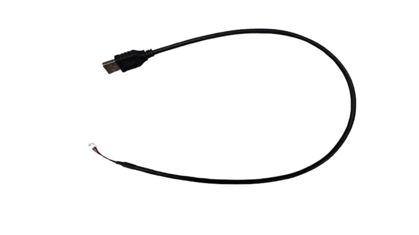 Cable USB 2.0 RS PRO, con A. USB A Macho, con B. IDC Macho, long. 0.5m, color Negro