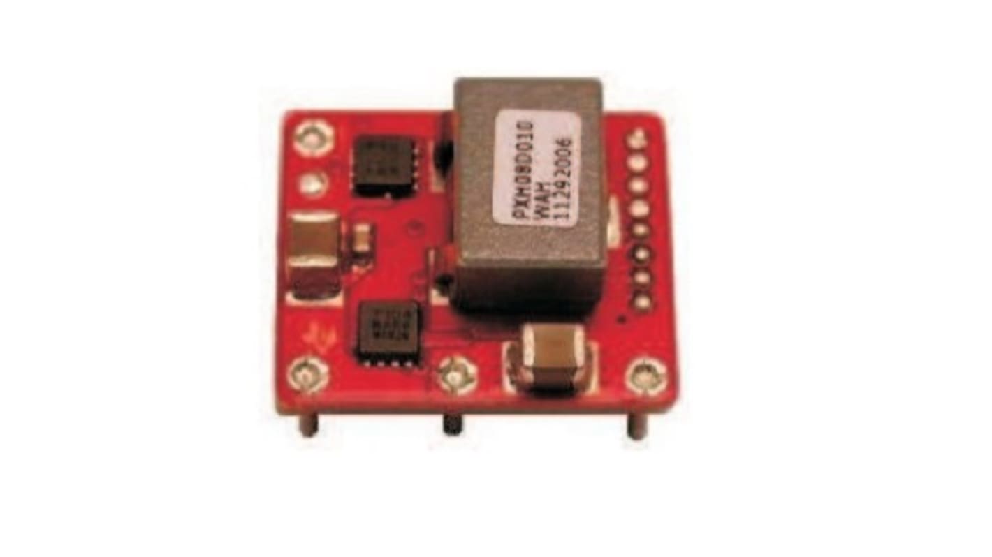 Texas Instruments PTD08A010W Non-Isolated DC-DC Converter, 3.3V dc/ 10A Output, 4.75 → 14 V dc Input, Surface
