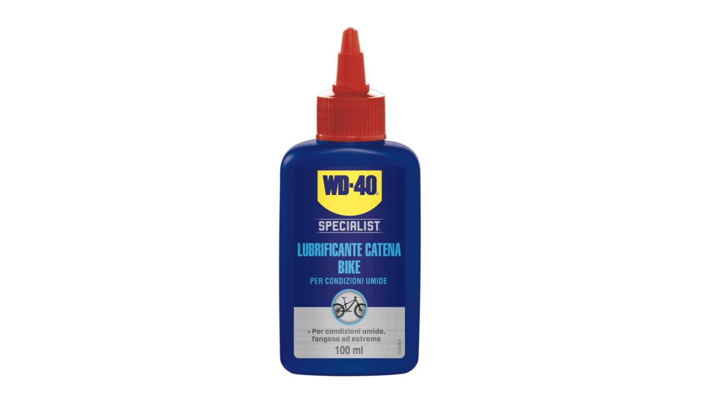 WD-40 Specialist Lubrificante Catena Bike per condizioni umide Lubrificante per catene da 100 ml