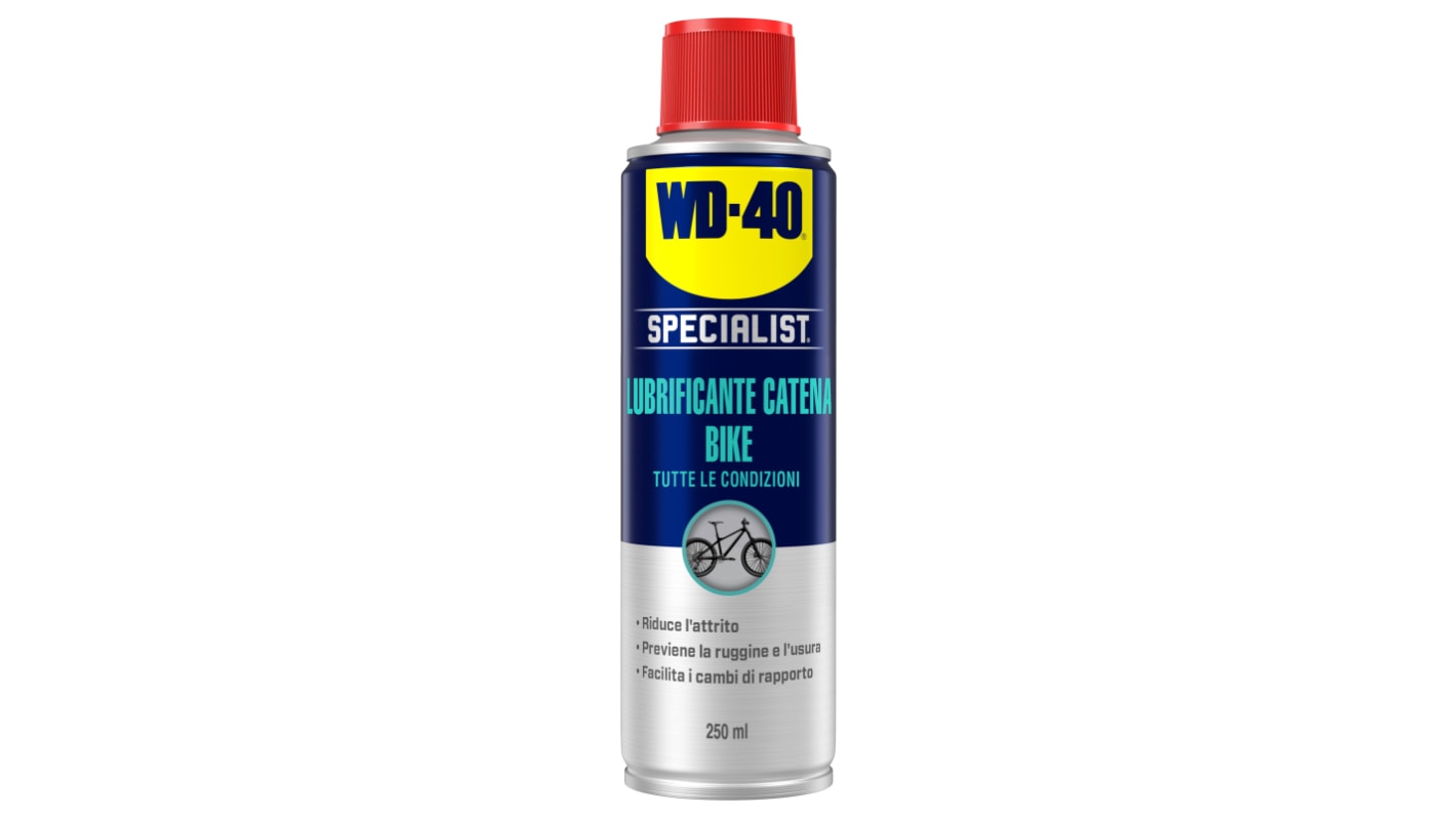 WD-40 Specialist Lubrificante Catena Bike per tutte le condizioni Lubrificante per catene da 250 ml