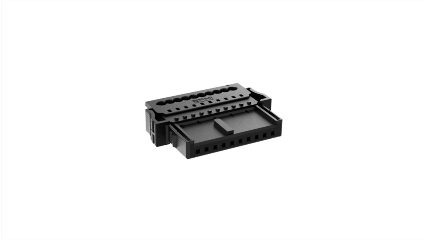 ERNI IDC-Steckverbinder Buchse, 10-polig / 1-reihig, Raster 1.27mm