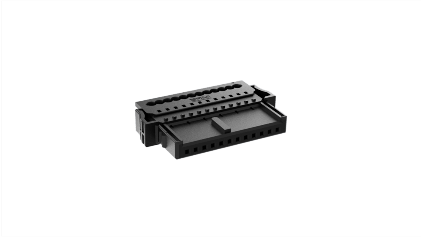 ERNI IDC-Steckverbinder Buchse, 12-polig / 1-reihig, Raster 1.27mm