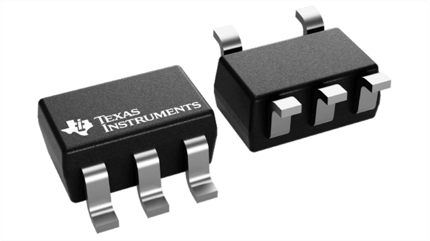 Texas Instruments TLV7011DCKT Összehasonlító és feszültség referencia Nyitott elvezető, húzó-nyomó, 5 Pin-tüskés, SC-70