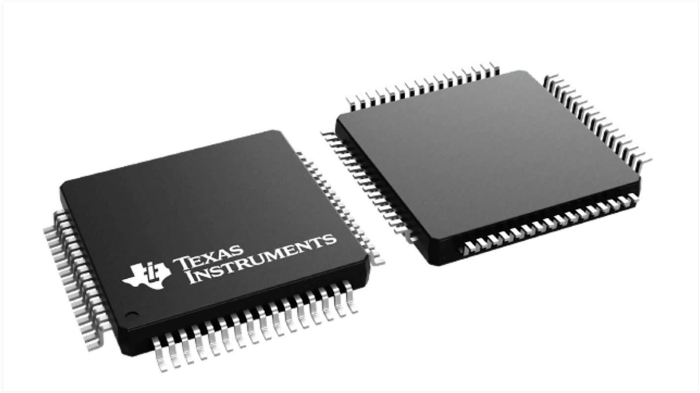 Microcontrollore Texas Instruments, ARM Cortex M4F, LQFP, legacy Stellaris, TIVA Family TM4C123x Series, 64 Pin,