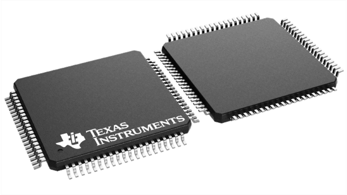 Microcontrollore Texas Instruments, C28x, LQFP, F2802x, 80 Pin, Montaggio superficiale, 32bit, 60MHz