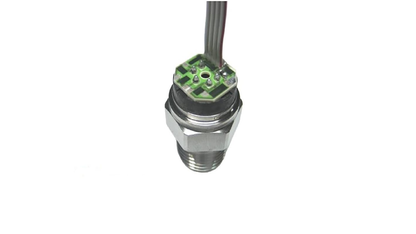 TE Connectivity 85 Series Pressure Sensor, 30psi Max, Voltage Output, Absolute Reading