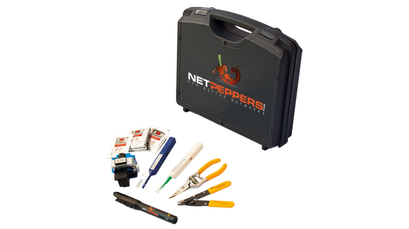 Carcasa de equipos de prueba de fibra óptica Netpeppers, para Cables de fibra óptica
