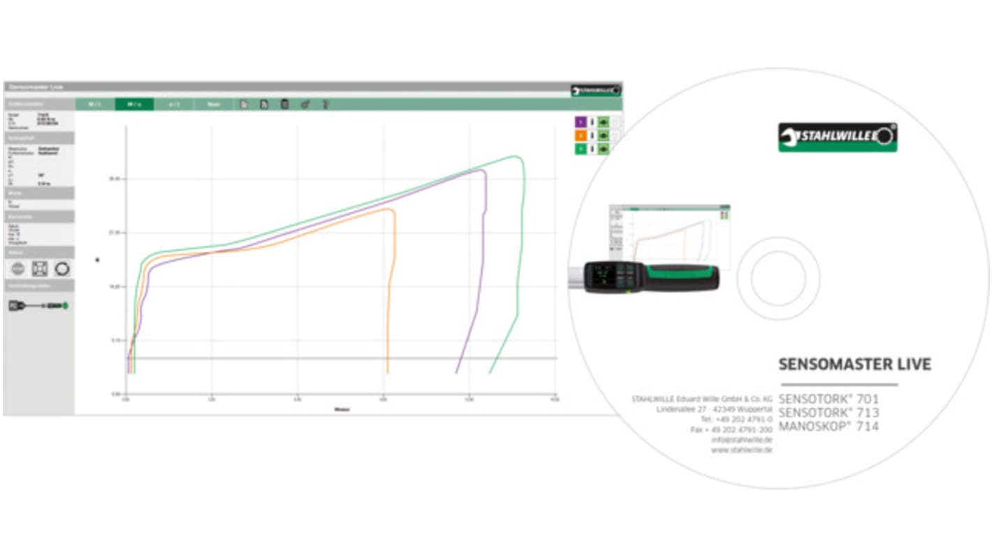 STAHLWILLE Software, Engineering-System SENSOMASTER Live