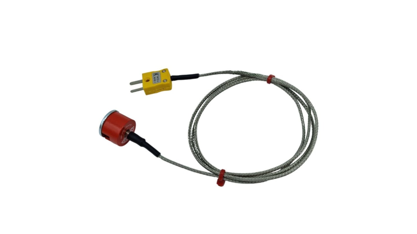 RS PRO Type K Thermocouple 12.7mm Length, 19.1mm Diameter, -50°C → +250°C