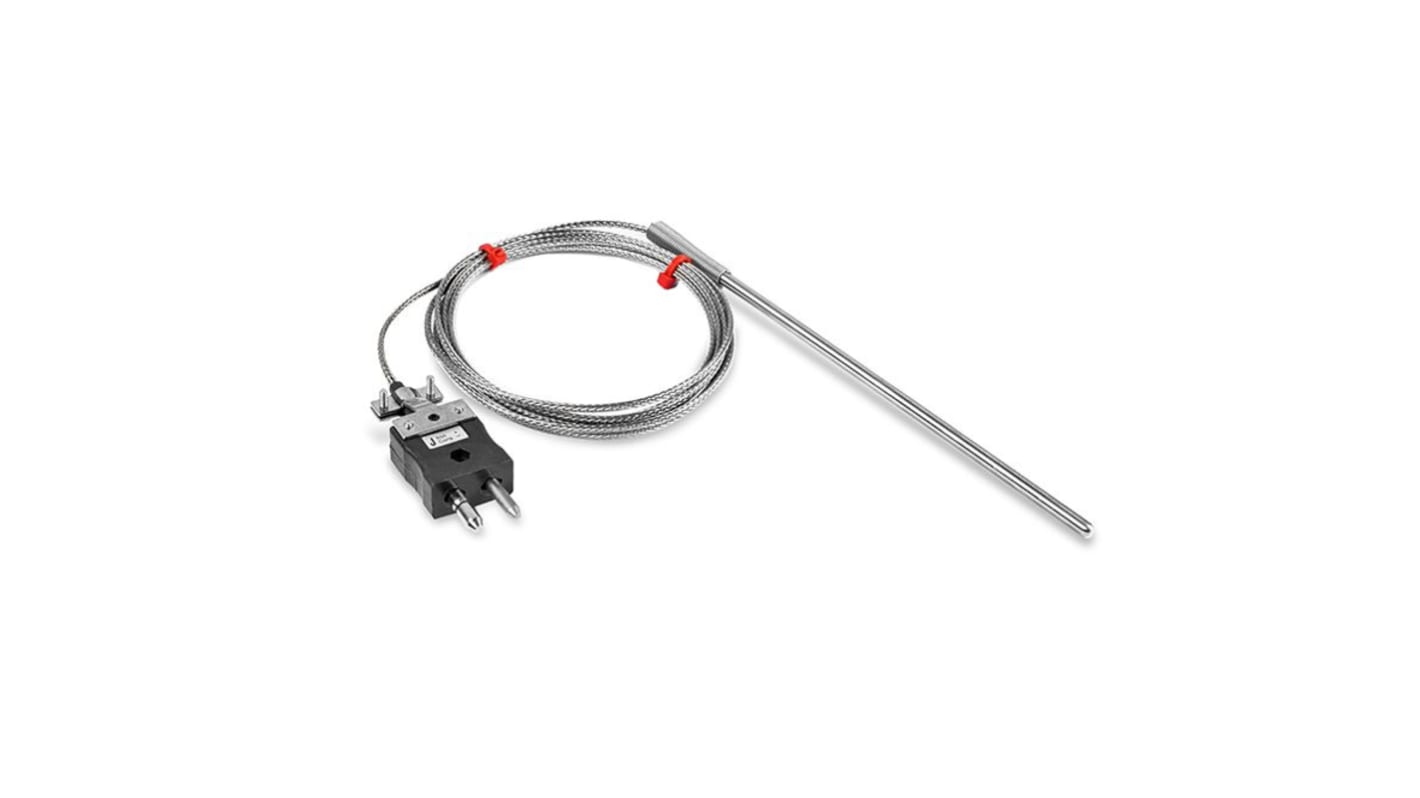 RS PRO Type K Thermocouple 150mm Length, 4.5mm Diameter, -60°C → +350°C