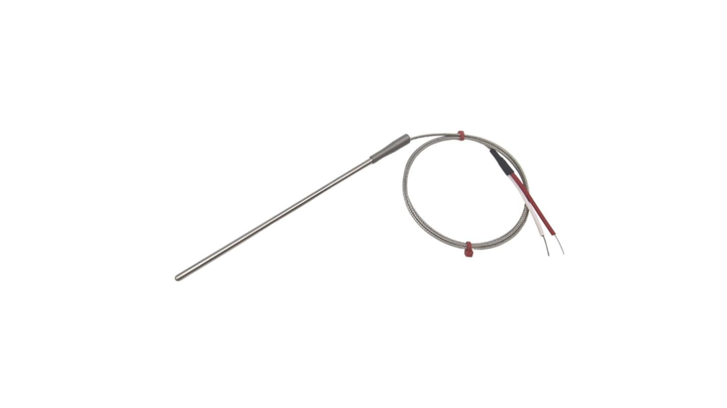 RS PRO Type K Thermocouple 150mm Length, 4.5mm Diameter, -60°C → +350°C