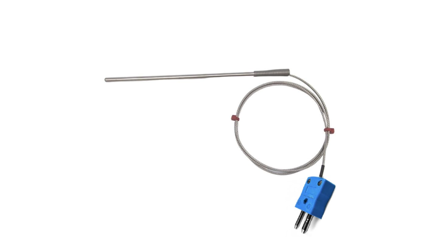 RS PRO Type K Heavy Duty Thermocouple 150mm Length, 4.5mm Diameter, -60°C → +350°C