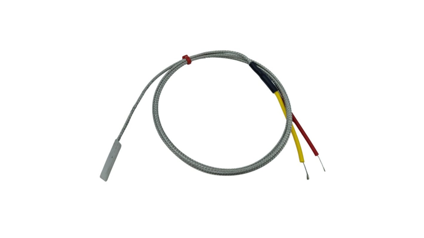 Termopar tipo K RS PRO, Ø sonda 13mm x 2m, temp. máx +350°C, cable de 2m, conexión Extremo de cable pelado