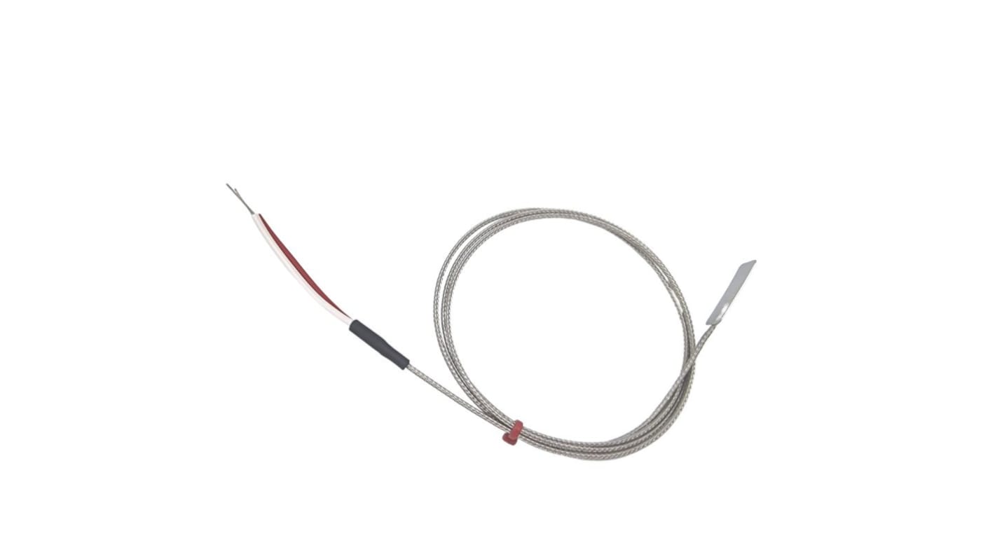 RS PRO Type K Leaf Thermocouple 1m Length, 13mm Diameter, -50°C → +350°C