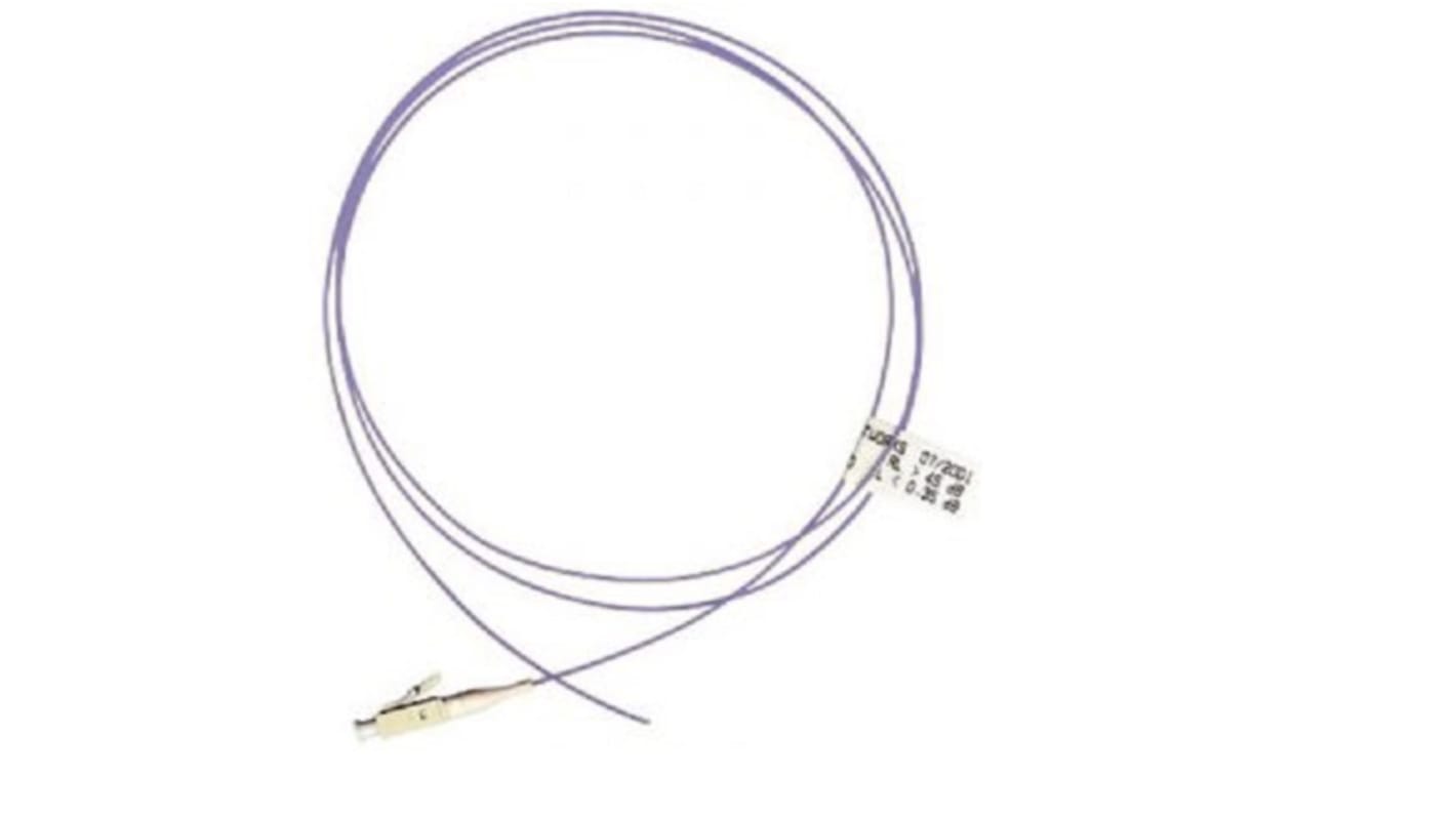 Molex LWL-Kabel 1m OM3, Monofaser Hellblau LC LC 50/125μm