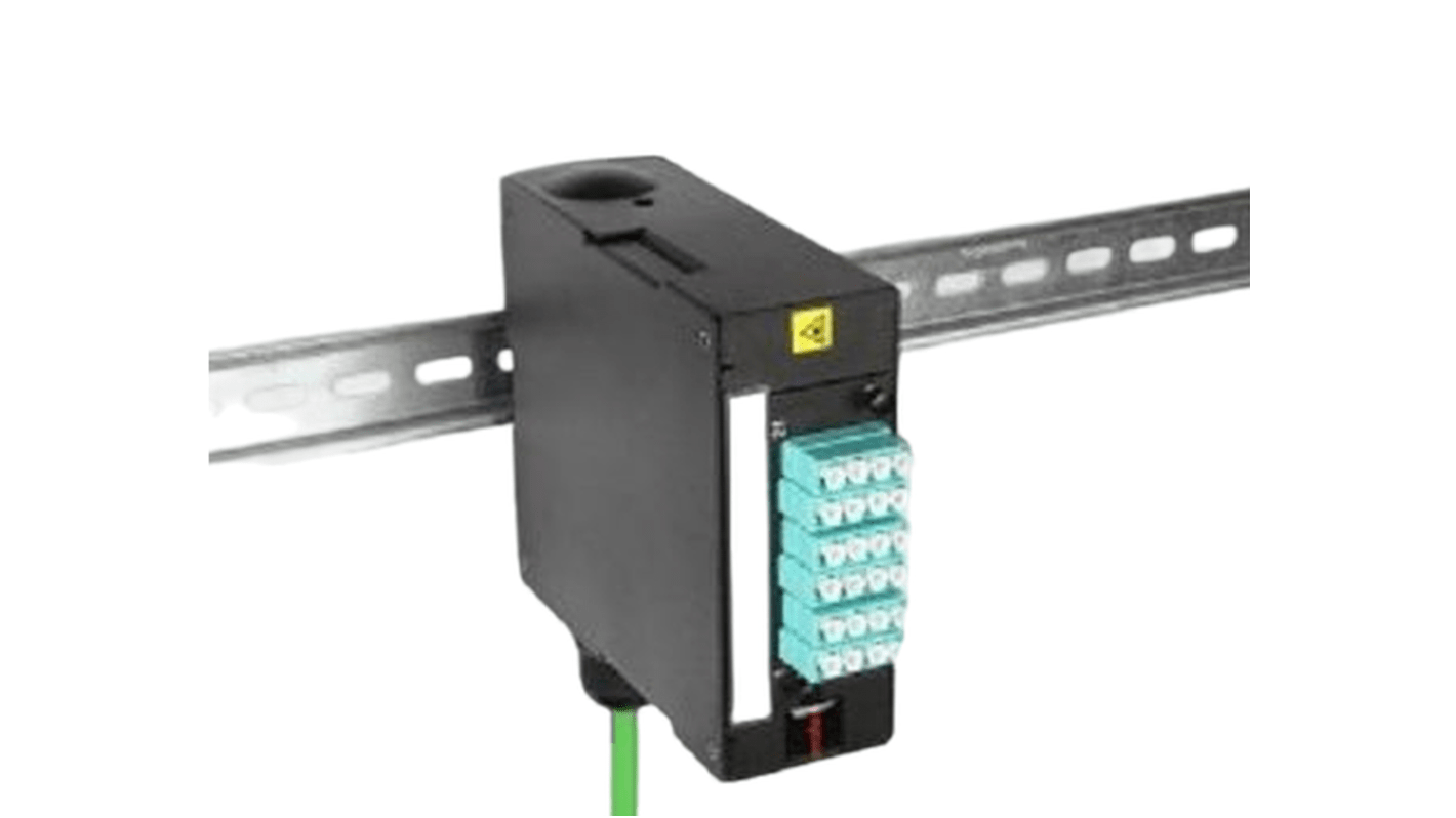 Obudowa DIN 125mm Szyna DIN materiał: Stal walcowana SPCC Molex Premise Networks