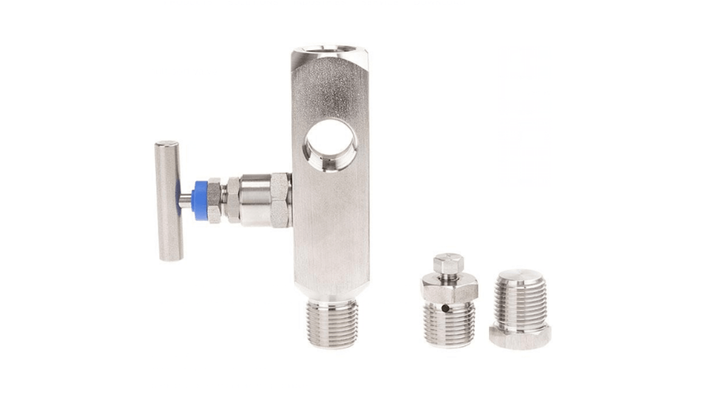 WIKA IV11 Hydraulikmanometer-Isolierungsventil 420 bar -54°C Edelstahl