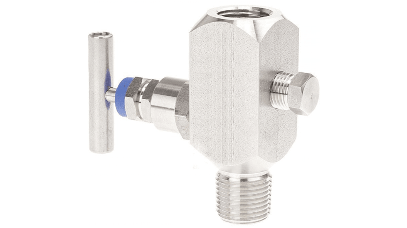 WIKA IV10 Hydraulikmanometer-Isolierungsventil 420 bar -54°C Edelstahl