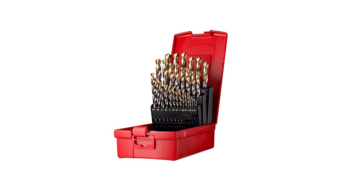 A095206 Dormer 29Piece Jobber Drill Set for MultiMaterial, 13mm Max