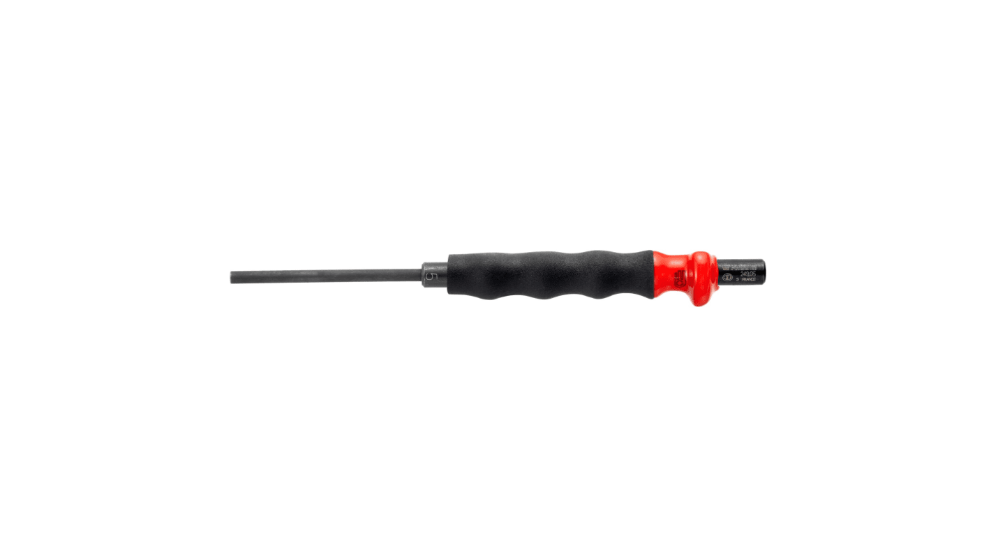 Facom 1-Piece Punch, Drift Punch, 7.9 mm Shank, 216 mm Overall