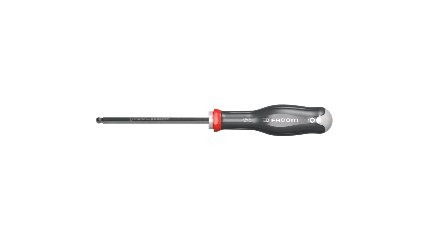 Facom Round Screwdriver, 5 mm Tip