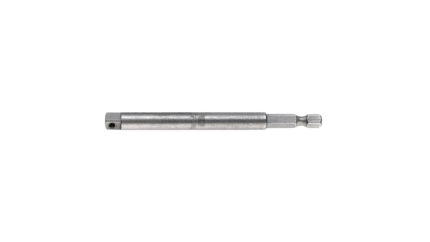 Facom Square Bit Holder, 1/4 in Tip, 1/4 in Drive, Square Drive, 100 mm Overall