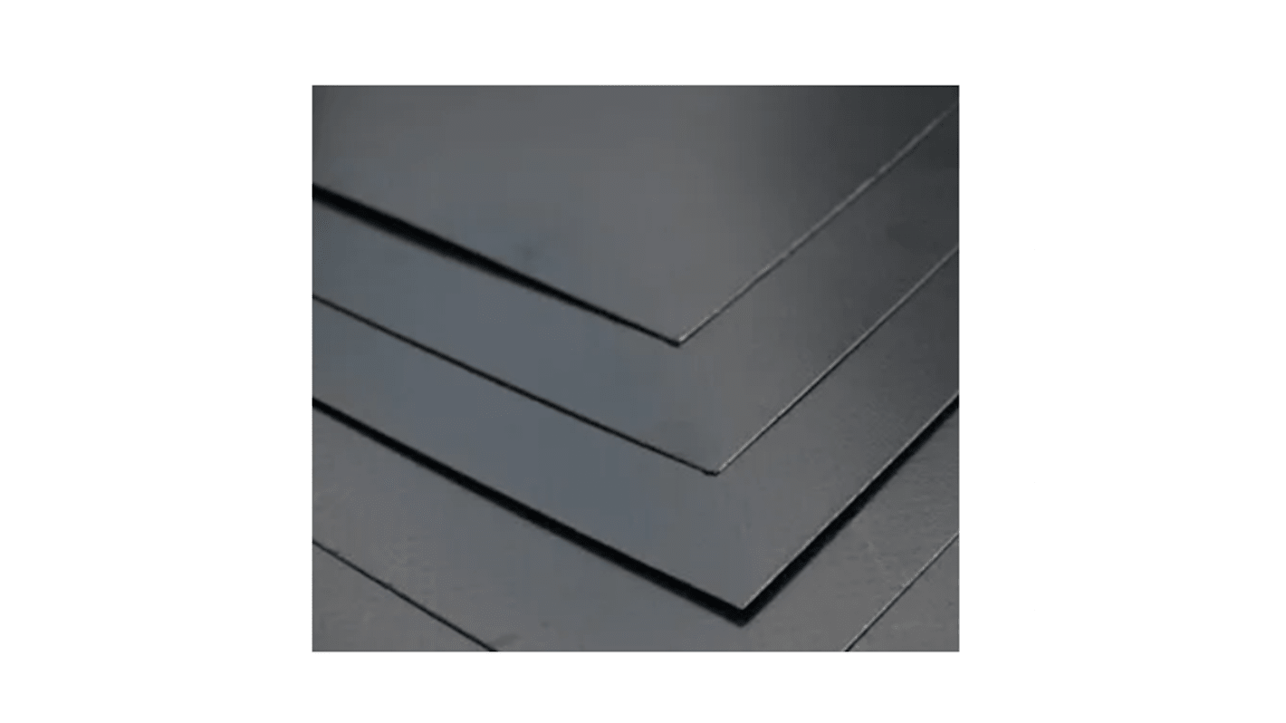 Planchas de material para juntas de Grafito Negro RS PRO, 500 x 500mm x 2mm, máx. 100bar