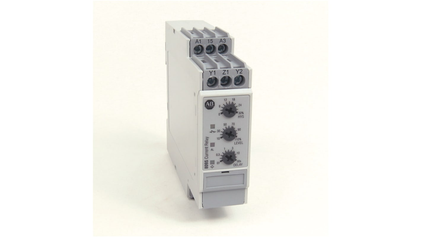 Rockwell Automation Current Monitoring Relay, Single Phase, SPDT