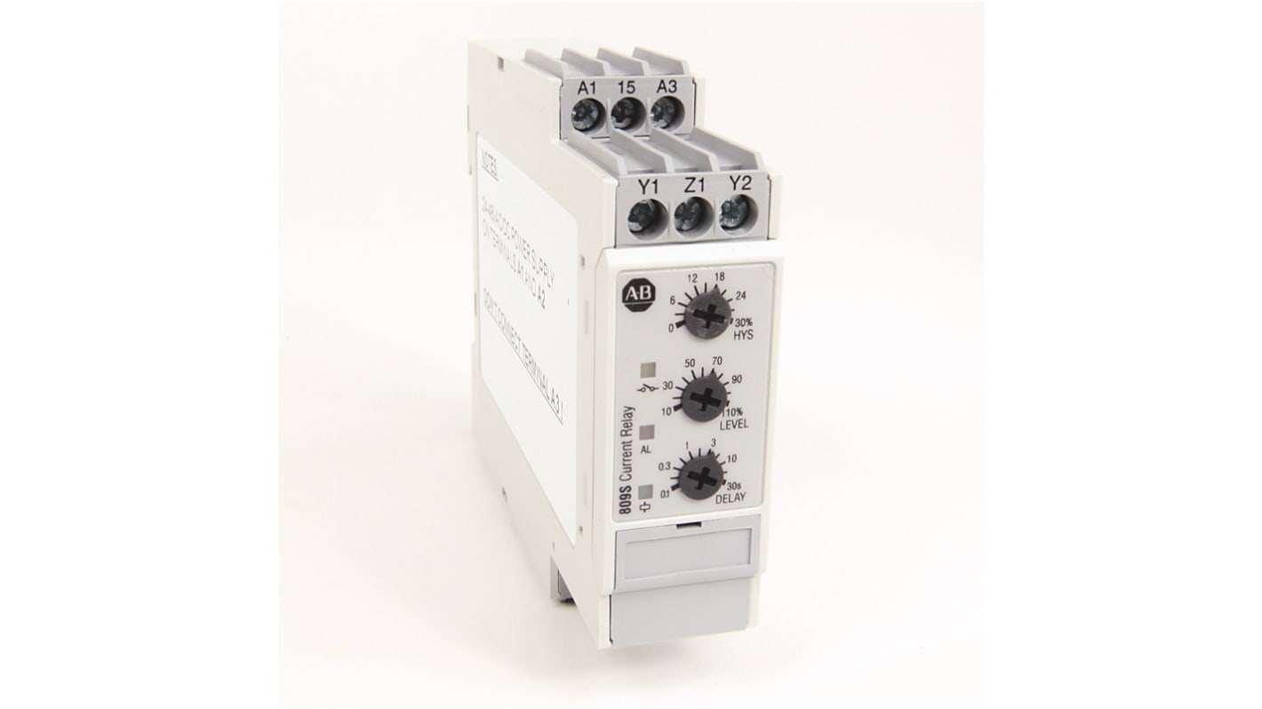 Rockwell Automation Current Monitoring Relay, Single Phase, SPDT