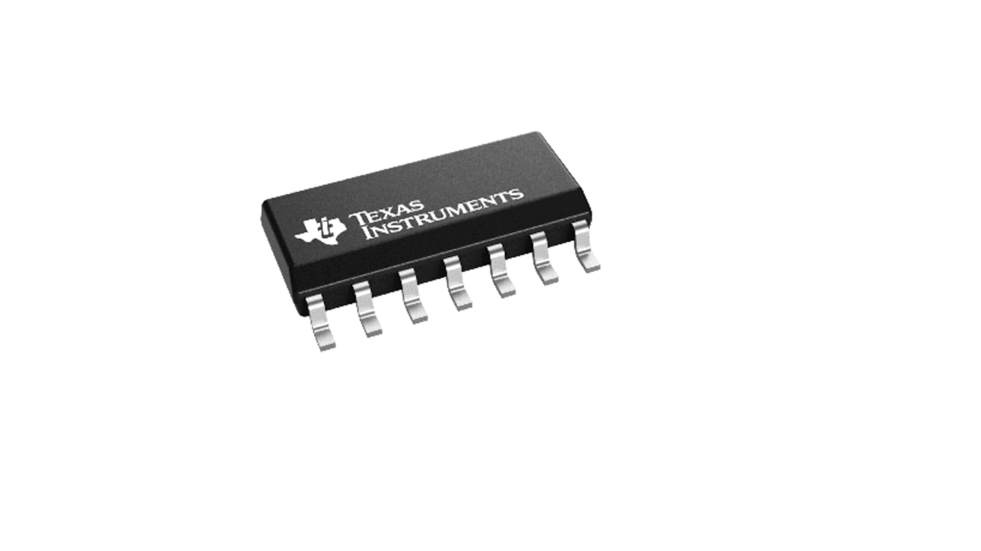 LM339AN Texas Instruments, Quad Comparator, CMOS/TTL O/P, O/P, 1.3μs 2 → 30 V 14-Pin PDIP