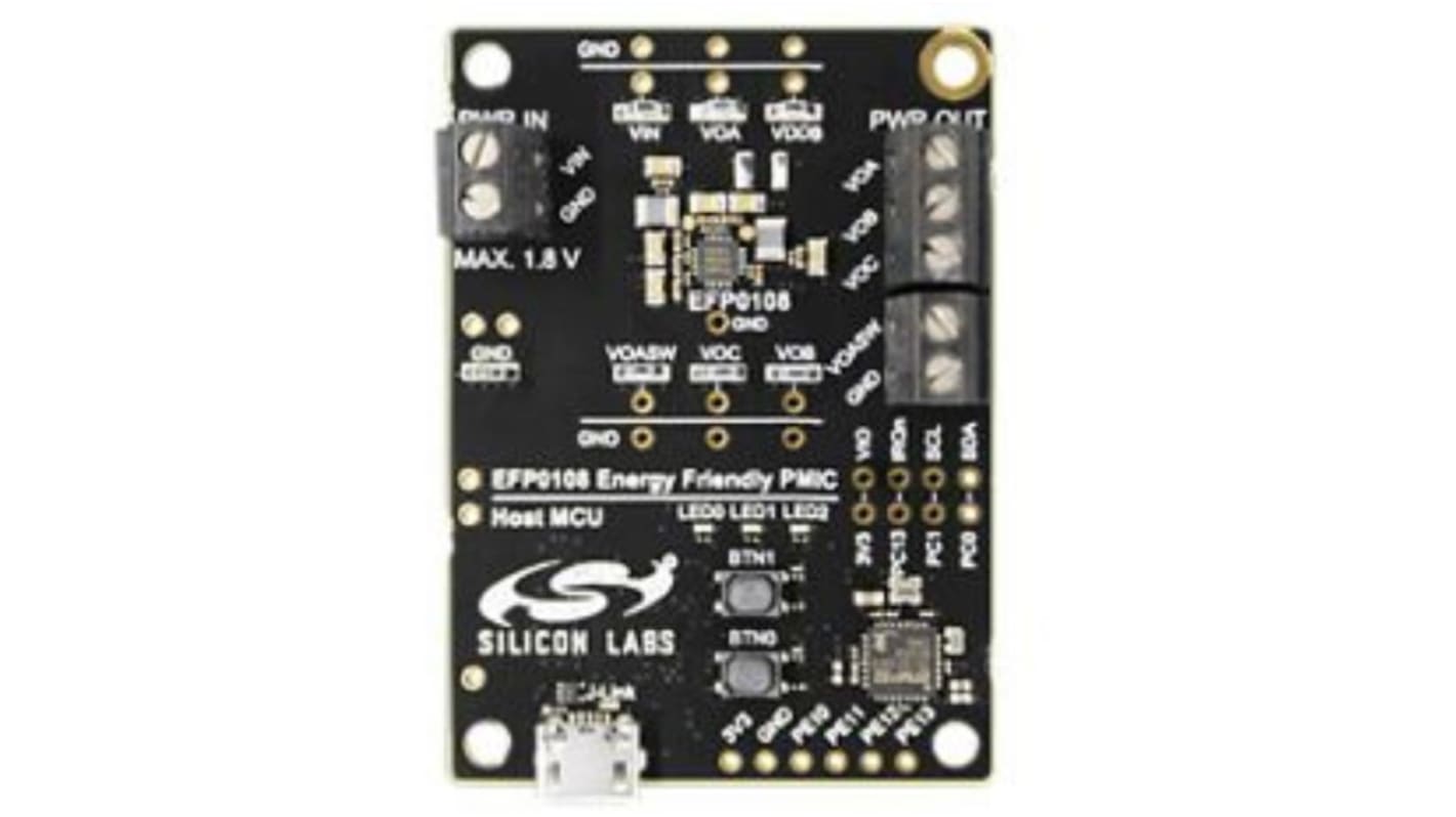 Silicon Labs EFP0108 Evaluierungsbausatz, EFP0108 Evaluation Kit