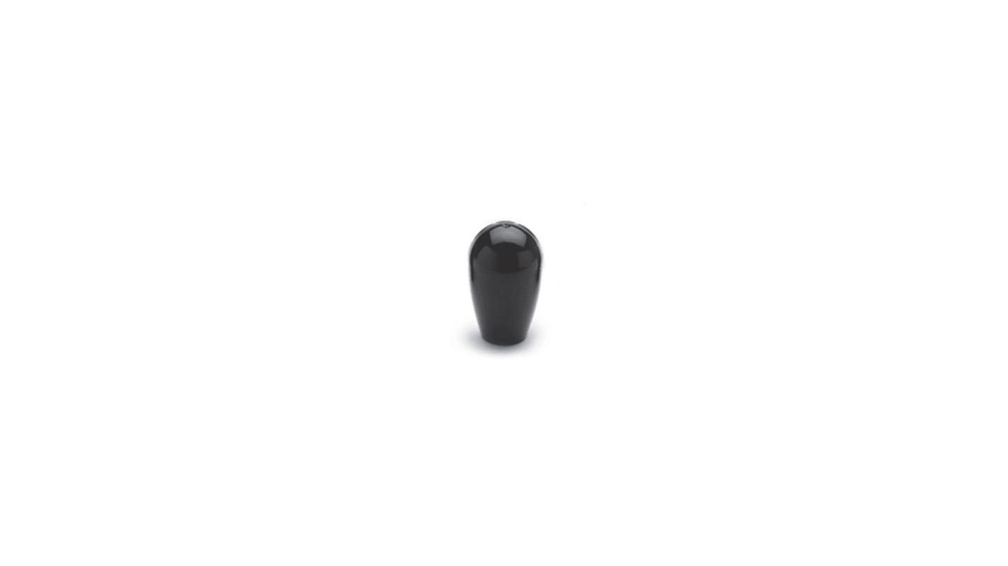 Elesa Gloss Black Polyamide Handle 25 mm Height, 16mm Width, 25mm Length