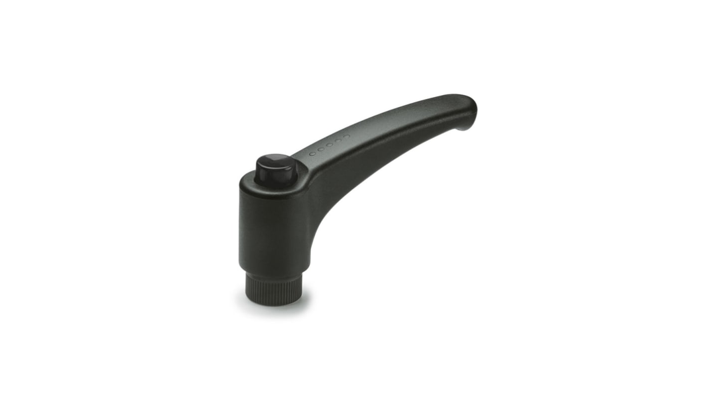 Elesa Matt Black Brass Handle 32.5 mm Height, 16mm Width, 52mm Length