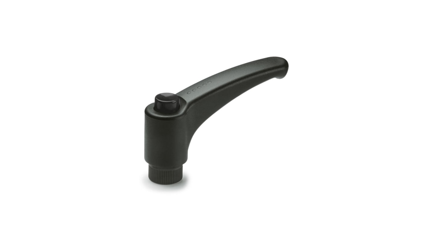 233131C1 Elesa Matt Black Brass Handle 43 mm Height, 19mm Width, 72