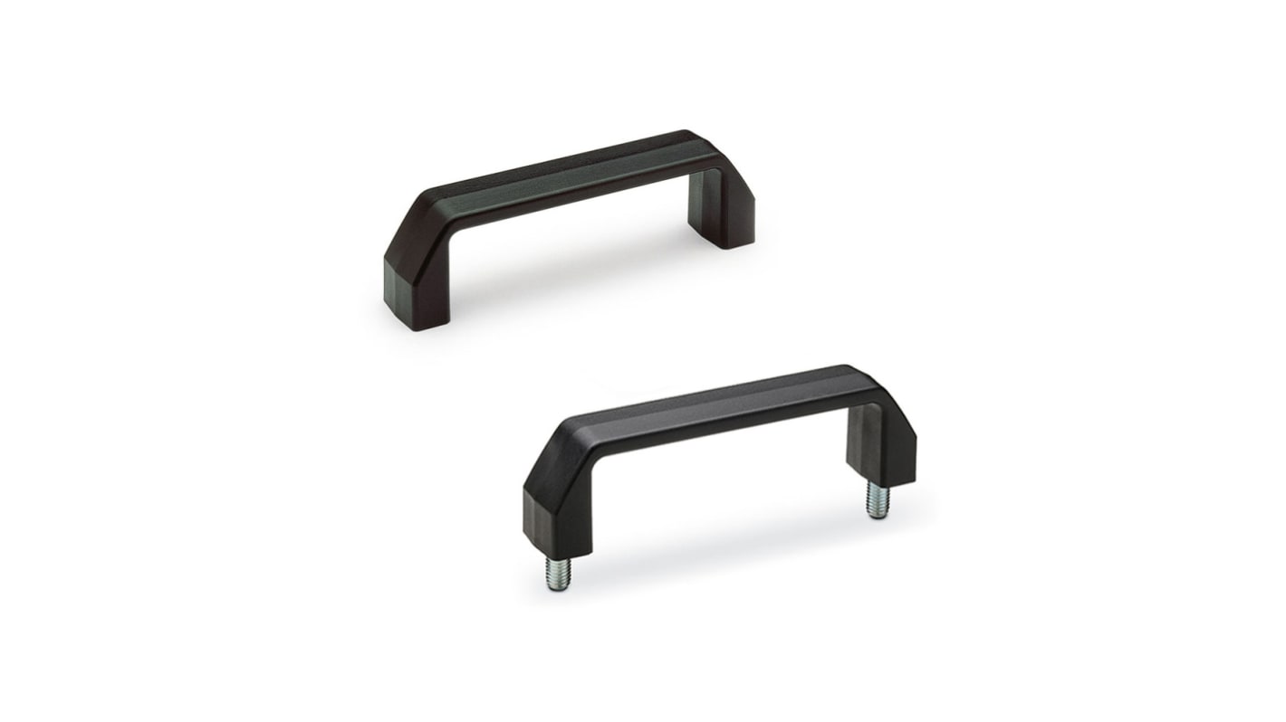 37285 | Elesa Matt Black Polyamide Handle 38 mm Height, 25mm Width ...